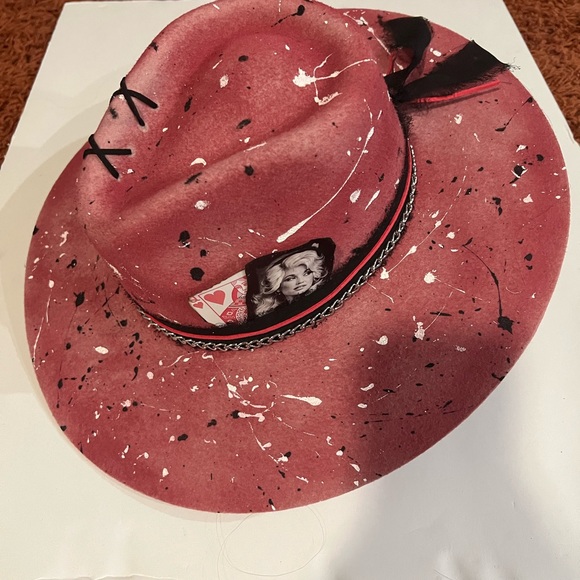 Pink dolly Parton Charlie 1 horse cowboy hat cowgirl hat - Picture 10 of 11